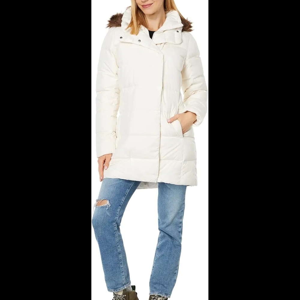 North Face Dealio Women's Navy Puffer Coat - Picture 5 of 7